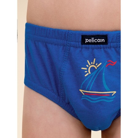 Panties for boys, height 110 cm, blue, dark blue, 3 pcs-8