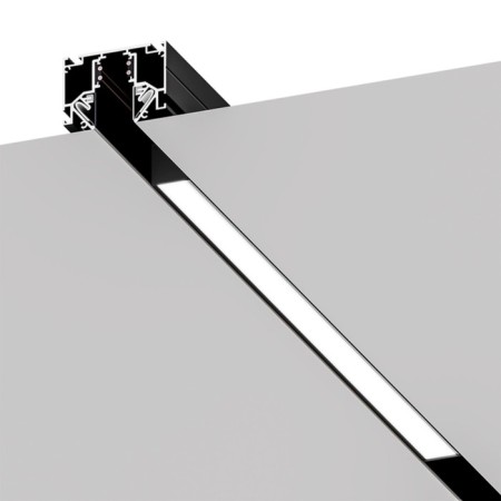 Magnetic busbar for stretch ceiling A473206, 23.5x200x4.6 cm, black-2