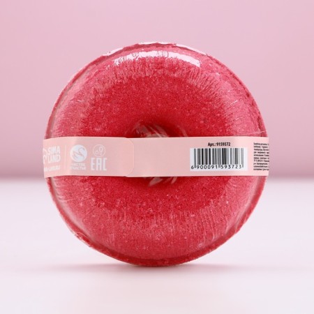 A boiling donut for the bath "Happy Winter!" 110 g, aroma raspberry jam-3