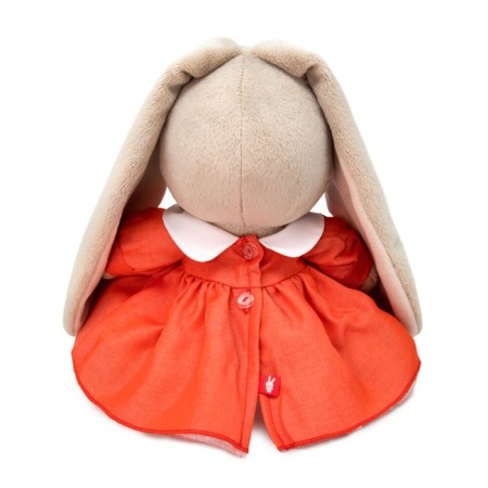 Soft toy "Bunny mi in a coral dress is small", 18 cm-2