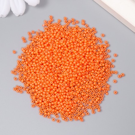 Glass beads 12/0 "Orange" 15 grams-1