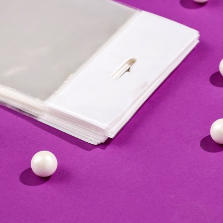 Packet with sticky tape, transparent 10 x 10/3 cm, euros, 30 μm-6
