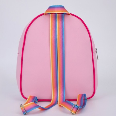 Baby backpack for a girl Textile "Bunny", 27x23 × 10 cm-3