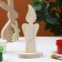 Harvesting for creativity "candle", on a stand, 6.4 x 13.4 x 1.2 cm, pine