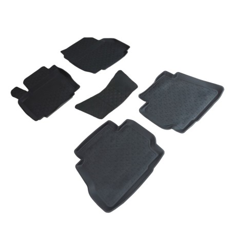 Rubber rugs with a high side for Ford Mondeo IV, 2007-2015