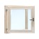 Window, 50 × 50cm, double needles