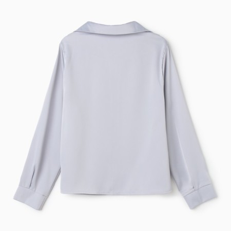 Female blouse, gray color, one size (42-46)-4
