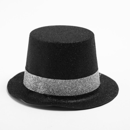 Carnival hat "Cylinder", on an elastic band, Mix colors-5