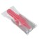 Pinzet for cleaning the nose, childish, with a cap, pink color