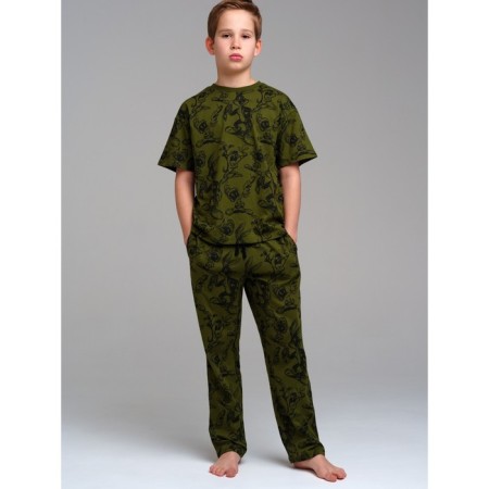 Pajama for the boy PlayTode: T -shirt and trousers, height 176 cm-1