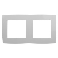 The frame for the circuit breaker for 2 posts, era12, white