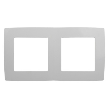 The frame for the circuit breaker for 2 posts, era12, white