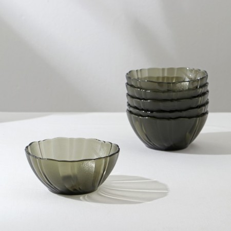 Alta Marea table set, 30 items, glass, haze-5