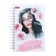 Notebook, A6, 80 sheets, in a cage, "enchanting tenderness", a solid double cover, glossy lamination, an offset block 65 g/m2