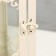 Barbara metal candlestick 13.5x13.5x37.5 cm