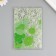Stamp for creativity Silicon "Green Round Leafs" 14.5x14.5cm
