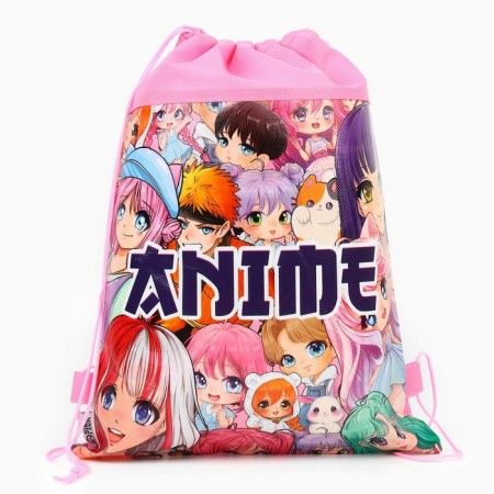 Back for shoes "World of anime" polyester, size 30 x 40 cm-10