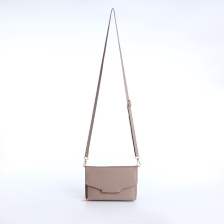 Women's bag with lightning, gray color