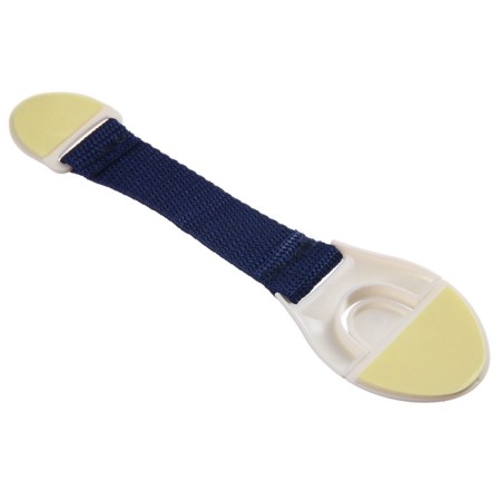 The door blocker is flexible, the color is blue-4