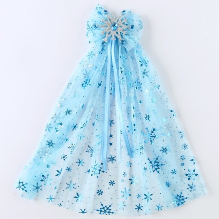 Carnival set "Snowflake", 2 items: hair clamp, rod-1