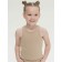T -shirt for girls, height 86 cm, sandy color