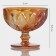Glass Glass Magistro "Cruise", 350 ml, D = 12 cm, Amber color