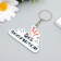 PVC keychain "Everything will work out!" 4.4x6.2 cm