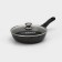 Pan, d = 24 cm, removable handle, glass cover, anti -stick coating, color dark marble
