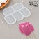 Silicone Mold for candy and chocolate "Tulip", 5.5 × 4.5 cm, the color is transparent