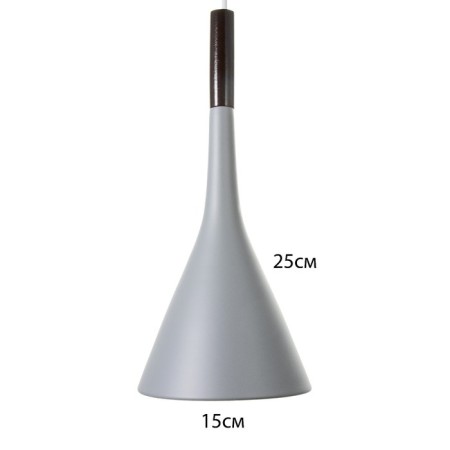 Bra "Trinik" E27 40W gray 10x10x35-135cm-4