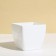 Flower pot, 13 × 13 cm, 1.5 l, plastic, white