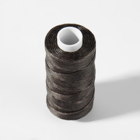 The threads are waxed, flat, 150d/16, 0.8 mm, 50 ± 2 m, the color is gray-green-2