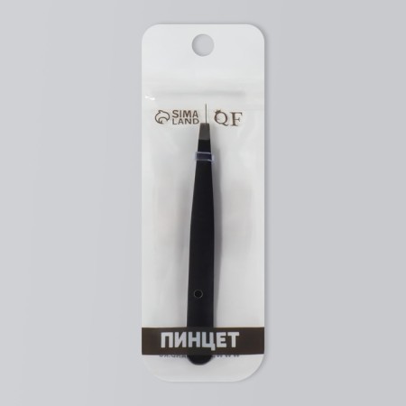 Direct, wide tweezers, 9.5 cm, black color-4