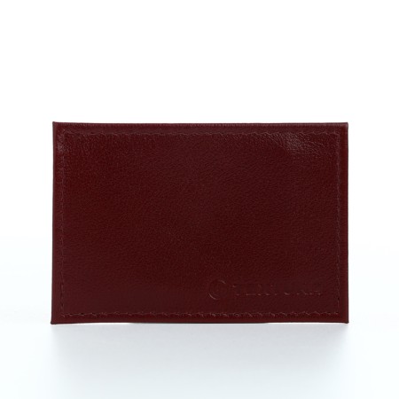 Cardholder, Textura, Burgundy Color