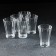 Set of glass glasses Diamond, 120 ml, 6 pcs