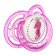 Nipple is an orthodaken "sea horse" dummy with a cap, +0 months, pink
