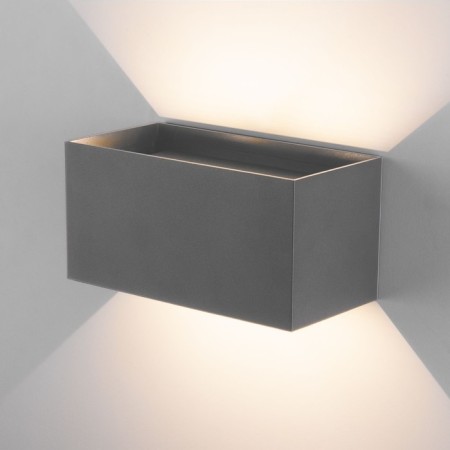 Architectural backlight Elektrostandard, Winner Led 12 W, 100x200x100 mm, IP54, gray color