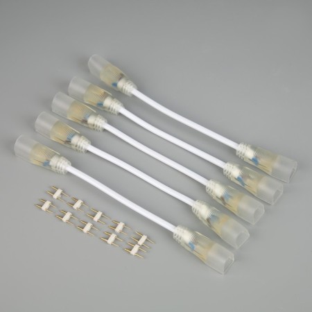 A set of flexible connectors Luazon Lighting for a flexible neon 16 × 16 mm, 5 cm, 5 pieces-2