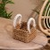 Wicker basket 16x17x20 cm