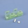 Airman - Organizer "Week", removable cells, morning/day/evening/night, 17.5 × 10.7 × 2.5 cm, 7 containers of 4 sections, multi -colored containers
