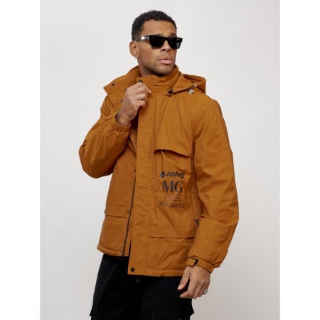 Sports male jacket, size 52, mustard color-7