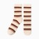 Women's socks, white/brown color, size 36-40