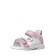 Children's sandals, size 25, pink-white color
