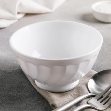 Glass -ceramic bowl Trianon, 460 ml, d = 13 cm, white color