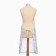 Apron shade snowflakes silver 70*80 cm, 100% p/e