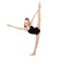 Grace dance semi -wrappers, with silicone elastic band, p. M, beige color