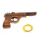Toy pistol, shoots elastic bands