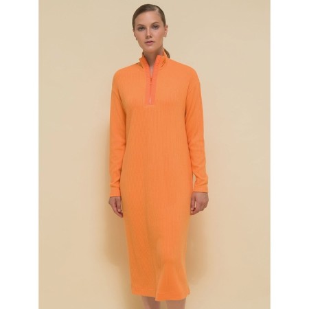 Women's dress, size 42, orange color-2