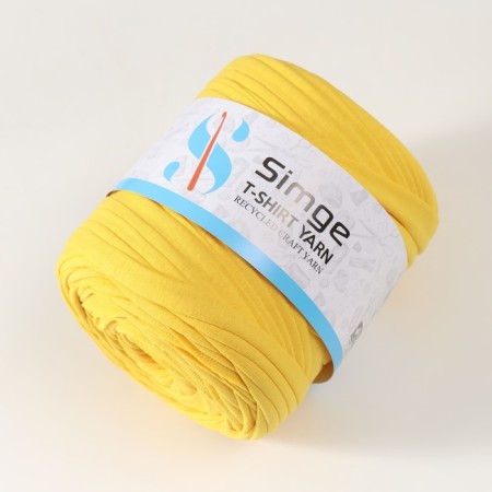 Knitted yarn secondary 90% cotton, 10% p/e, 100m/450 ± 50 g (lemon) mix-2