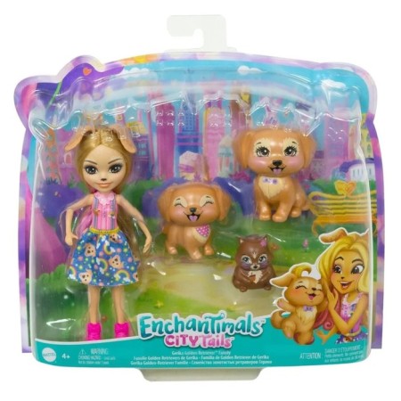 Game set "Enchantimals. Gerika Golden Retriever and pets "-4